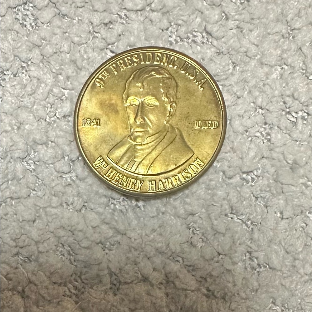 Vintage 1981 reader’s digest William Henry Harrison Commemorative Coin